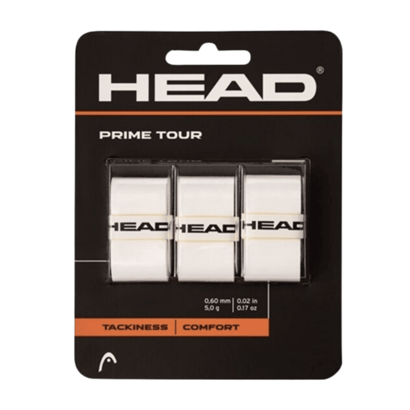 HEAD Prime Tour 3-pack Overgrip Vit Grepplindor |  | Padelspecialisterna