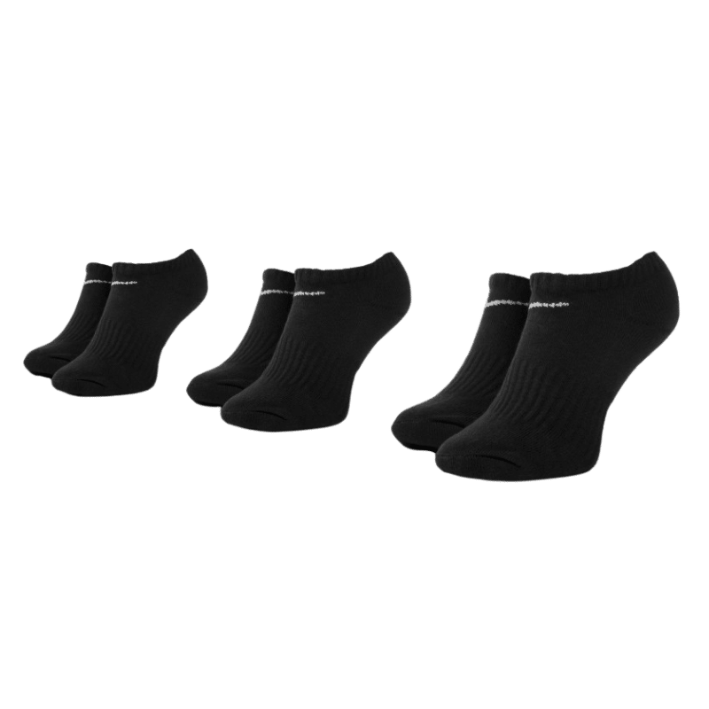 Nike No-Show Socks 3-pack - 38-42 black, Svart Övrigt |  | Padelspecialisterna