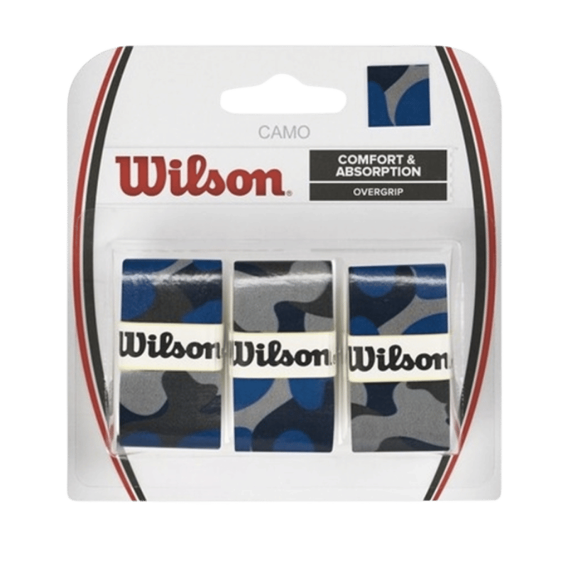 Wilson Camo Overgrip Blå Grepplindor