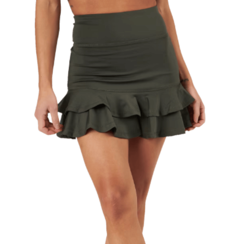 BOW19 Frida Frill Skirt - XS Grön Damkläder > BOW19 |  | Padelspecialisterna