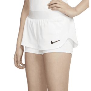 NIKE Court Flex Shorts White - Girls (M)