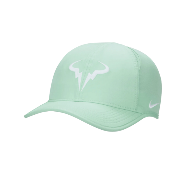 Nike Unstructered Rafa Cap Green w white logo